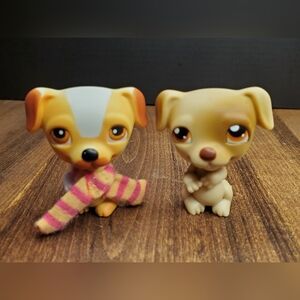 LPS Littlest Pet Shop #40 and #109 Jack Russell Terrier